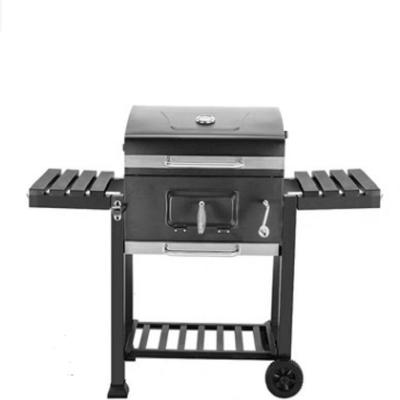 China Low Price Easily Assembled High Quality Barbecue Grills Manual Push BBQ With One Side Or Two Side Racks Universal Temperature Controlled Grill for sale