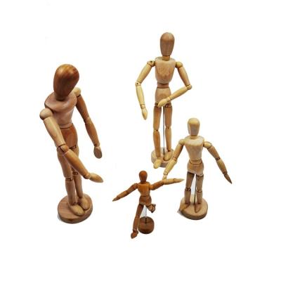 China Africa China Art Supply Wood Artist Drawing Mannequin Articulated Mannequin With Base And Flexible Body For Drawing Human for sale