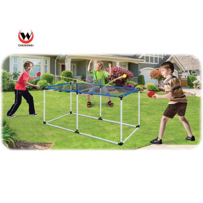 China Kids Ping Pong Game Set Portable Sports Play 2021 New Arrival Wholesale Kids Outdoor Sports Toy Portable Table Tennis Set for sale