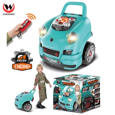 China Wholesale Diy Assemble Car Remote Control Toys New Arrival DIY Assemble Sports Car Toy Pretend Play Repair Remote Control Car Toys For Kids for sale