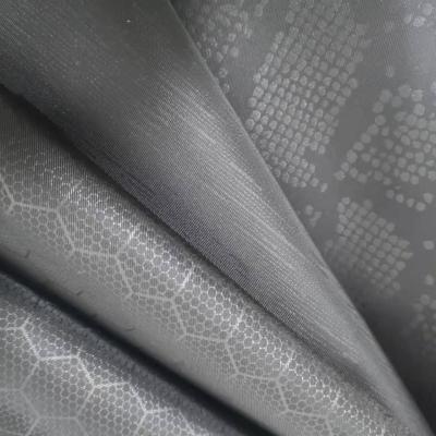 China 290T Polyester Waterproof Twill Waterproof Fabric With Honeycomb Lattice Composite Woven Fabric for sale