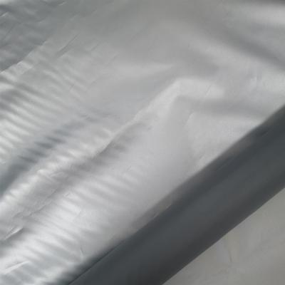 China Waterproof fine quality silver coated 190T polyester taffeta fabric for tent umbrella for sale