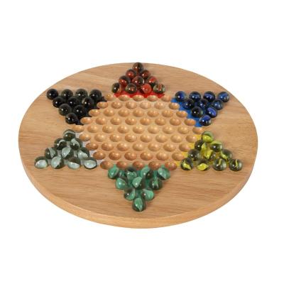 China Puzzle Games For Kids Entertainment Checkers Hot Selling Wooden Board Games Puzzle Toys Board Checkers Games For Kids for sale