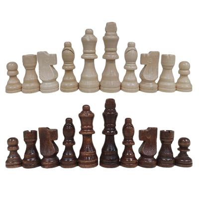 China Puzzle Games Supplier Factory Direct Sales Chinese Wooden Chess Pieces Chess Pieces for sale