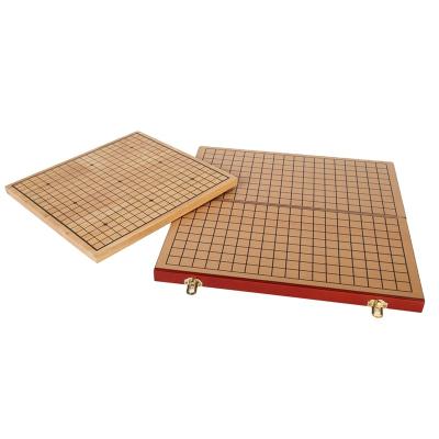 China Weiqi Portable Hot Selling Wooden Tablet Folding Go Board Game Education Learning Intelligence Game Chess Go Backgammon Wholesale for sale