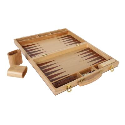 China Chinese factory direct cheap portable luxury wooden backgammon piece backgammon set travel portable for sale