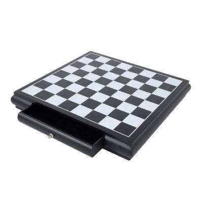 China High End Magnetic Chess Set 15 Inch Chess Box Chess Box Custom Handmade Wooden Foldable Chess Set for sale