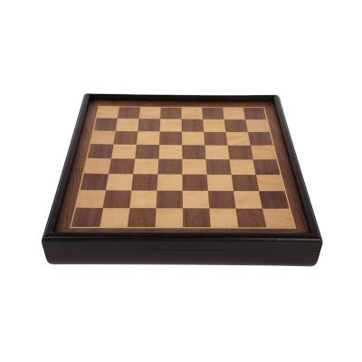 China Puzzle Games For Family Entertainment/Leisure Chess Set Desktop Wooden Luxury Chess Set Convenient Storage Factory for sale