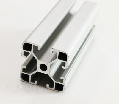 China Industry Automation Alloy 6063 Standard Extruded Natural Anodized 4040 Shape T5 Catalog Aluminum Profile for sale