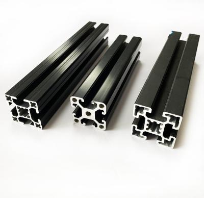 China Industry Automation Aluminum 6063 Profile T5 Extruded Alloy 40x40 Profile T-slot Extrusion Aluprofil Perfil Aluminio for sale