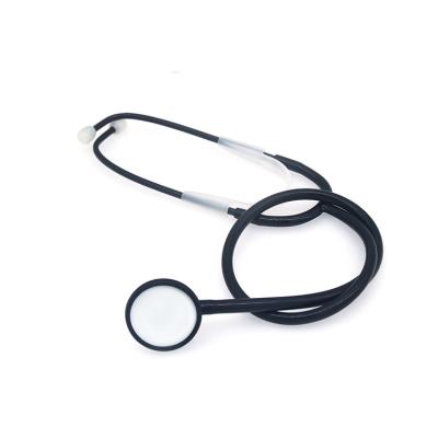 China Medical Cheap Single Doctor Double Head Stethoscope Home Hospital Professional Disposable Stetoscopio for sale