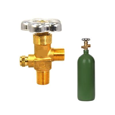 China QF-2 General Type Air Flow Control Oxygen CO2 Nitrogen Cylinder Copper Valve for sale