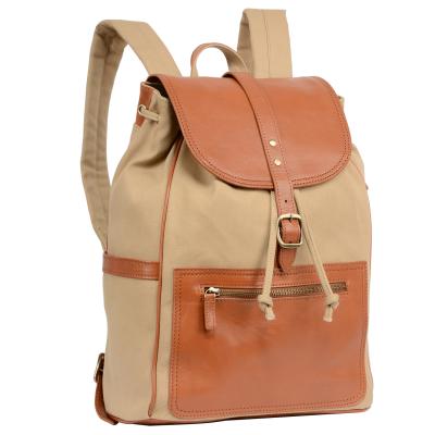 China Fashion and Vintage Travel Backpack Canvas Material Men's Portable Backpacks Others for sale