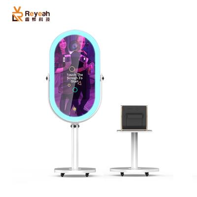 China High Quality Photo Booth Mirror, Selfie Photo Booth Wedding, Portable Kiosk Digital Mirror Photo Booth 21.5