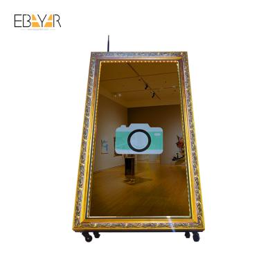 China High Quality Color Mirror Photo Booth Selfie 360 ​​Degree Rotation Photo Booth 360 Selfie for sale