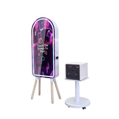 China Portable Interactive Color Social Events Selfie Mirror Photo Magic Booth For Marketing for sale