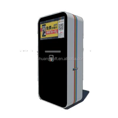 China Indoor DIY Wedding Event Photo Booth Shell Hash Tag Print Photobooth Design Cabinet for sale