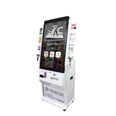 China For Party Photo Booth Vending Machine Instagram Wechat Automatic Portable Instant Photo Printer Kiosk for sale