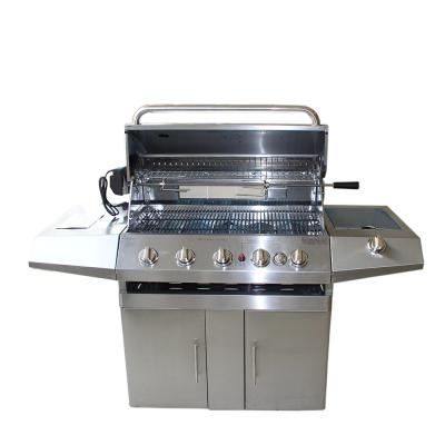 China Wholesale Adjustable Size BBQ Stainless Steel Smokeless Outdoor BBQ Gas Grill for sale