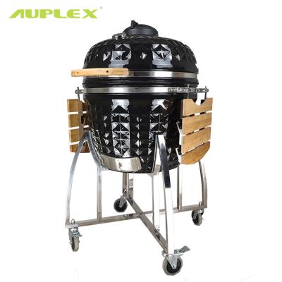 China Auplex Adjustable Size 13 14 16 18 21 23 24 26 BBQ Ceramic Kamado Grills for sale