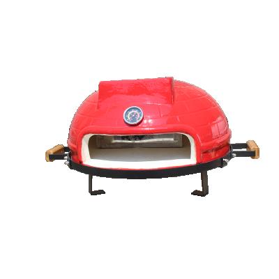 China Ceramic Pizza Oven Kamado Mobile Garden Adjustable Outdoor Size Kamado Grill Grill for sale