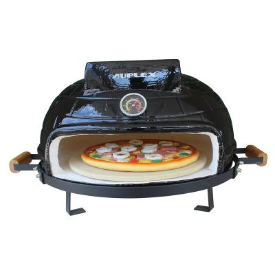 China New Design Auplex Table Top 21 inch Oven Kamado Ceramic Pizza Adjustable Height for sale