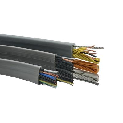 China Elevator TVVBG 12 Core 1mm Elevator Travel Control Electrical Cable Flat Wire for sale