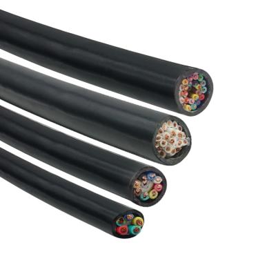 China Special Structure Design 4 Core Wire High Quality Rvv 4x0.75mm2 AVVR Cables for sale