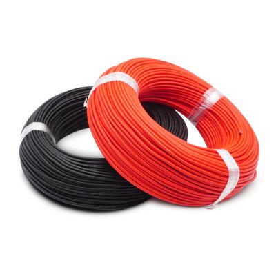 China High Temperature Silicone Industry Electron Insulation Fiberglass Braided Heating AGRP 2.5mm Lead Wire for sale