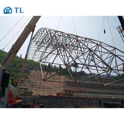 China Construction Steel Space Frame Industrial Roof Coal Storage Shed With Competitive Price for sale