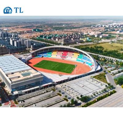 China Large Structural Covering Span Prefabricated Steel Football Stadiums With Domes for sale