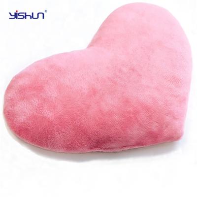 China Health Care Microwave Neck Heart Shape Clay Heat Pack Shoulder Fleece Blanket Non-Toxic Silicone Pearl Hot Packed for sale