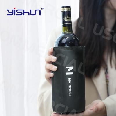 China Wine Cooler Sleeve With Protector Keep Cool Wine Cooler Sleeve Insulated Wine Bag for sale