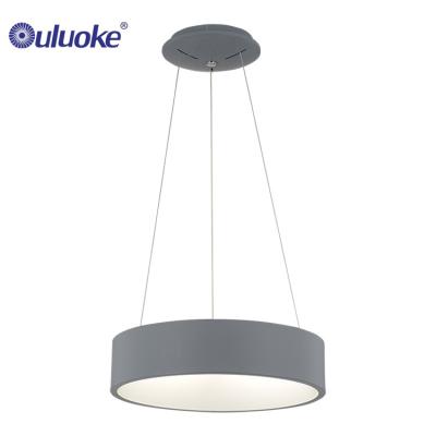 China Simple Modern Nordic Acrylic Ring Ceiling Led Chandelier Pendant Lamp Living Room Kitchen Lighting for sale