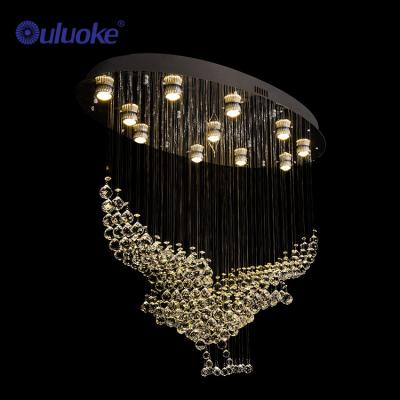 China New Modern Creative Design Top Crystal K9 Ceiling Chandelier Lighting for sale