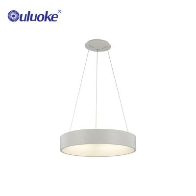 China Modern Simple Aluminum Ceiling LED Acrylic Chandeliers Pendant Lights 220v for sale