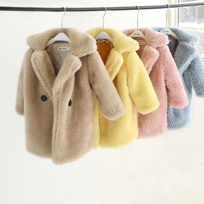 China Sustainable Korean Children's Winter Clothes Solid Color Hot Selling Children Thicken Warm Coat for sale