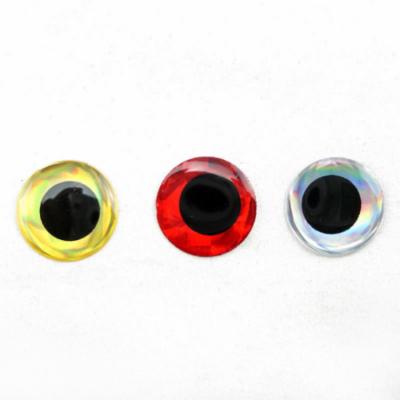 China 3D Fishing Eye Stick Fishing Pupil Lure Oval Eye For Making Bait And Fly Tying Luminous Epoxy Fish Eyes Resin|Eye for sale