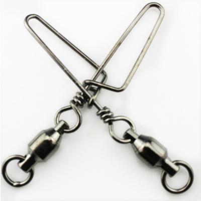 China High Strength Stainless Steel Barrel Swivel Cheap Fishing Tackle for sale