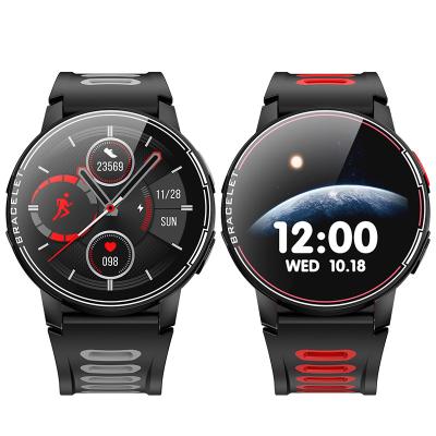 China 2020 full screen waterproof sports contact smartwatch L6 cheap smart watch with heart rate blood pressure watch for sale