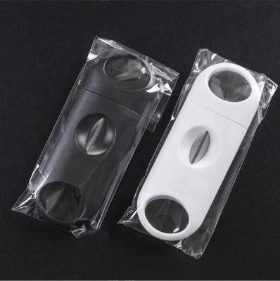 China Cigar Cutter JOFI Stainless Steel Making Pocket Cigar Scissors Double Blade Cutter Smoking Accessories for sale