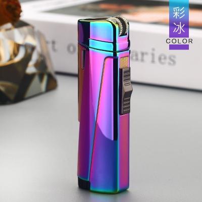 China Rechargeable Gas Lighter Three Flame Jet Lighter for Cigar and Cigarette and BBQ Torch Gas Lighter and Candle Can be Customer's LOGO for sale