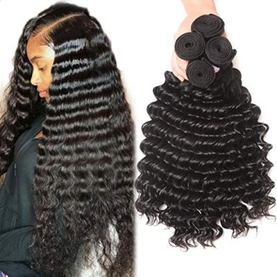 China Deep Wave Hair Weft, Free Sample 7a 22