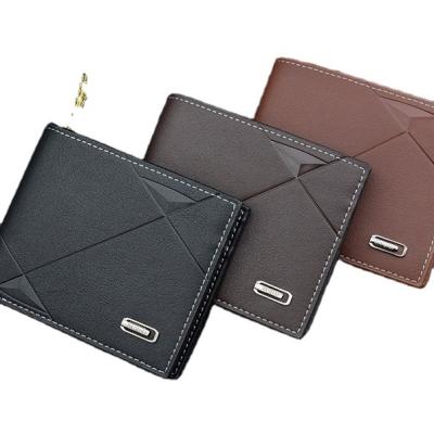 China Custom waterproof high quality leather men's wallet best branded rfid slim bifold men's wallet rfid blocking handmade minimalist wallet Ital for sale