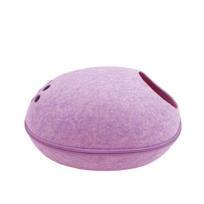 China Felt Cat Bed Cave High Capacity Felt Pet Bag Puppy House Sustainable Felt Home and Durable for sale