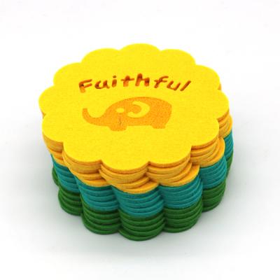 China Felt 9mm Thick Felt Felt Waterproof Factory Customizable 20mm Die Cut Felt Shapes For Wholesale for sale