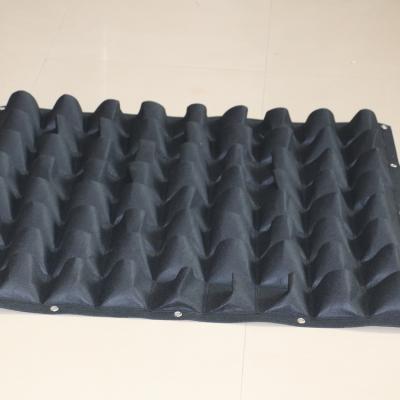 China Plant fiber eco judged green or black wall grow bag root packing for wall planter for sale