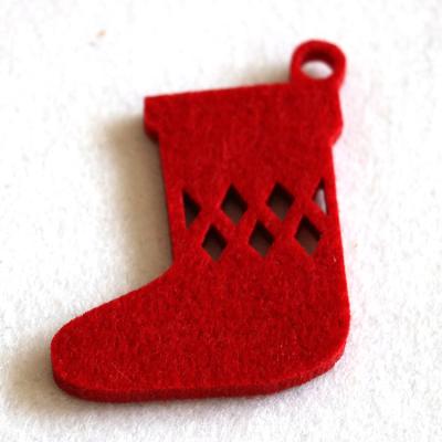 China Wholesale 33 Customizable Lovely Funny 3d Felt Christmas Socks for sale