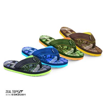 China New Design Lightweight Flip Flop Slipper Children Summer Boys Kids EVA Children's Beach Slippers Flip Flops for sale