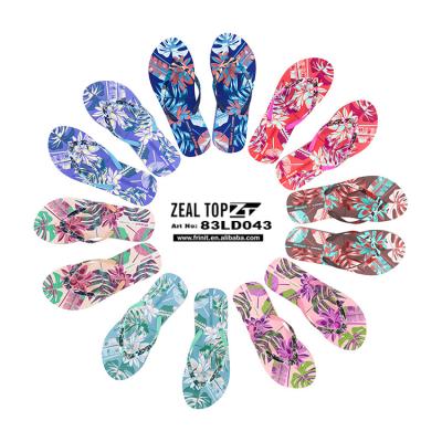 China Fashion Trend Wholesale ODM Sublimation High Quality Custom PVC Straps Digital Printing Women Rubber Flip Flops Summer Slippers With Logo for sale